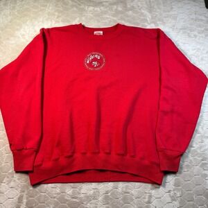 VTG San Francisco 49ers Crew Neck Sweatshirt Sz XL Nutmeg Mills Faded Worn